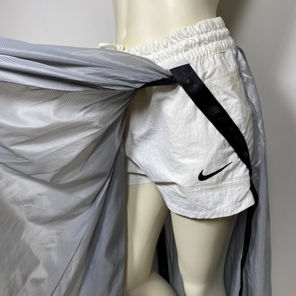 NIKE x SACAI Grey/White Pleated Skirt - Picture 7 of 8